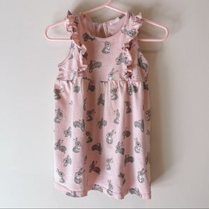 H&M baby, bunny ruffle dress (size 12-18 month)